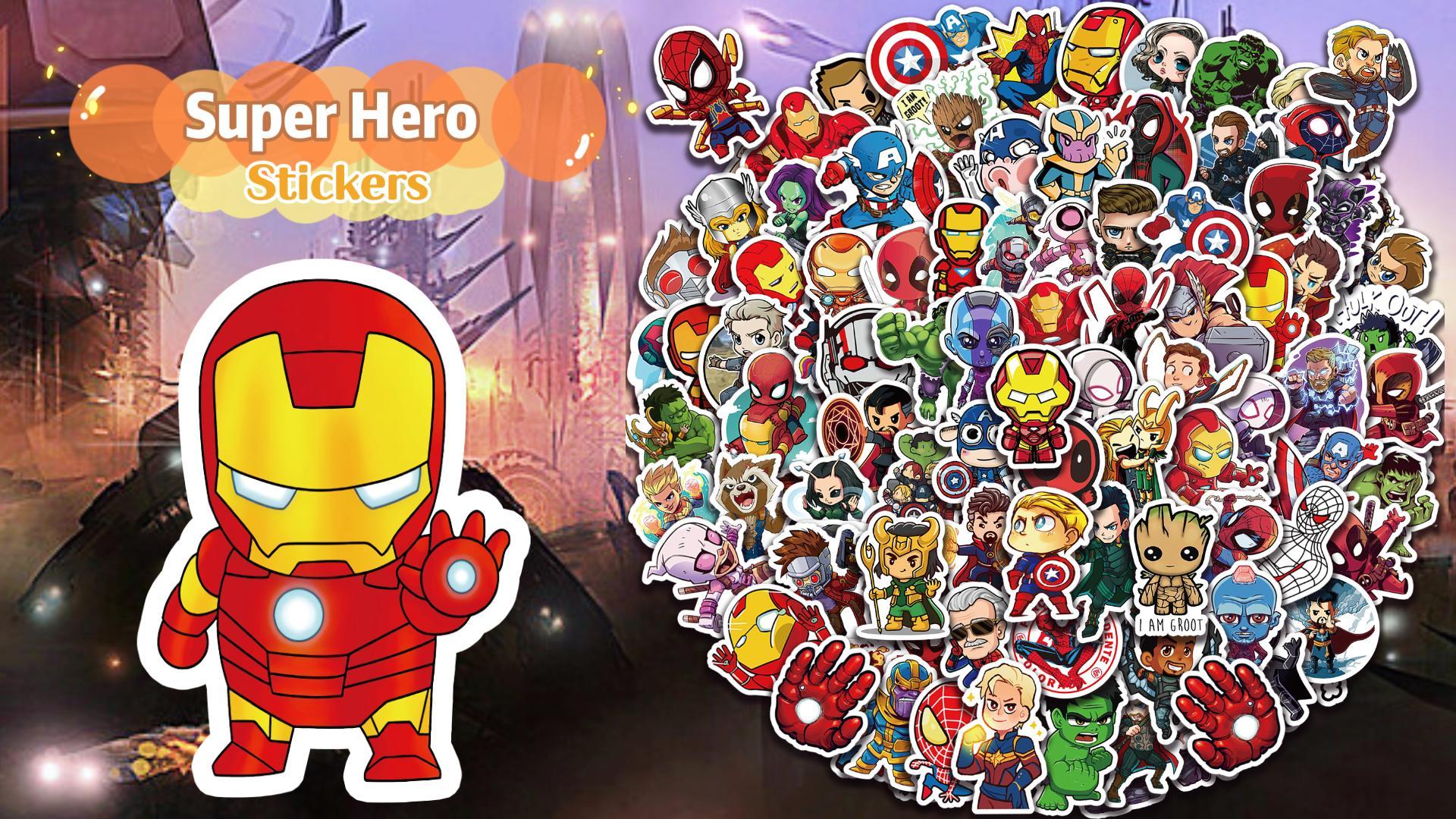 Amazon.com: Superheros Stickers Pack, 150PCS Avenger Decals for